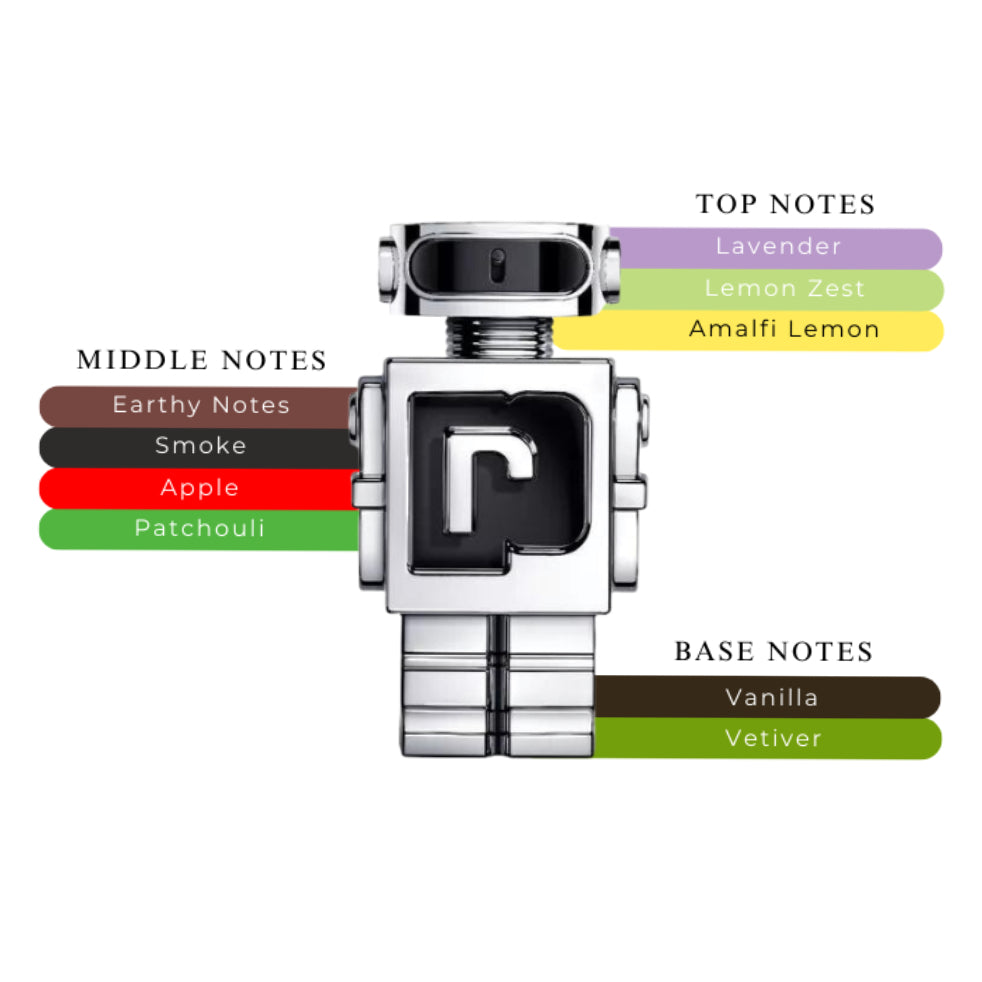 Paco Rabanne Phantom EDT Spray For Men 3.4oz/100ml