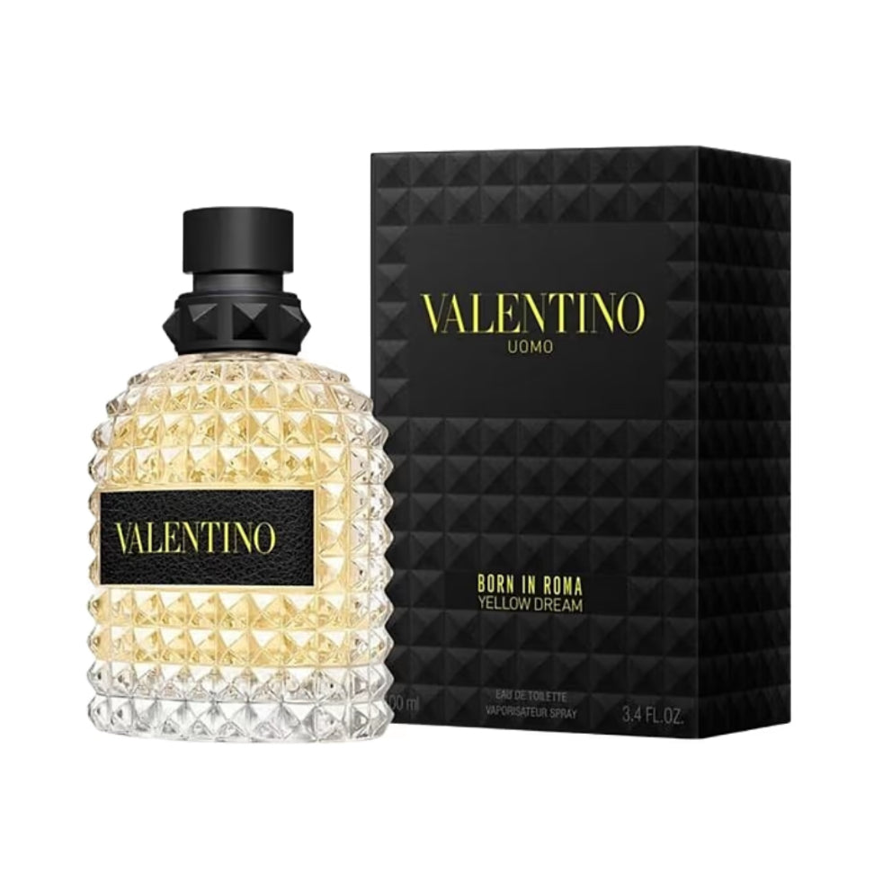 Valentino Uomo Born In Roma Yellow Dream EDP Spray For Men 3.4oz/100ml